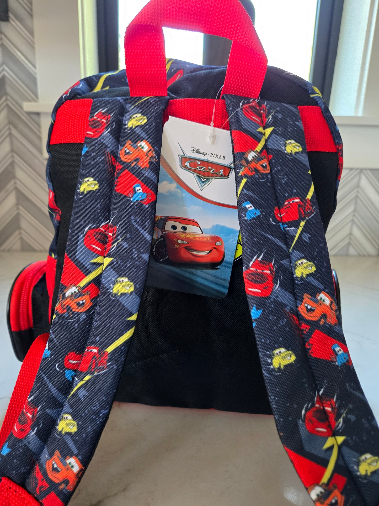 Disney Pixar Cars Nylon Light-Up Mini Backpack