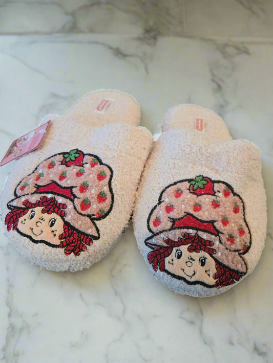 Strawberry Shortcake Ladies Slippers Size 8-10