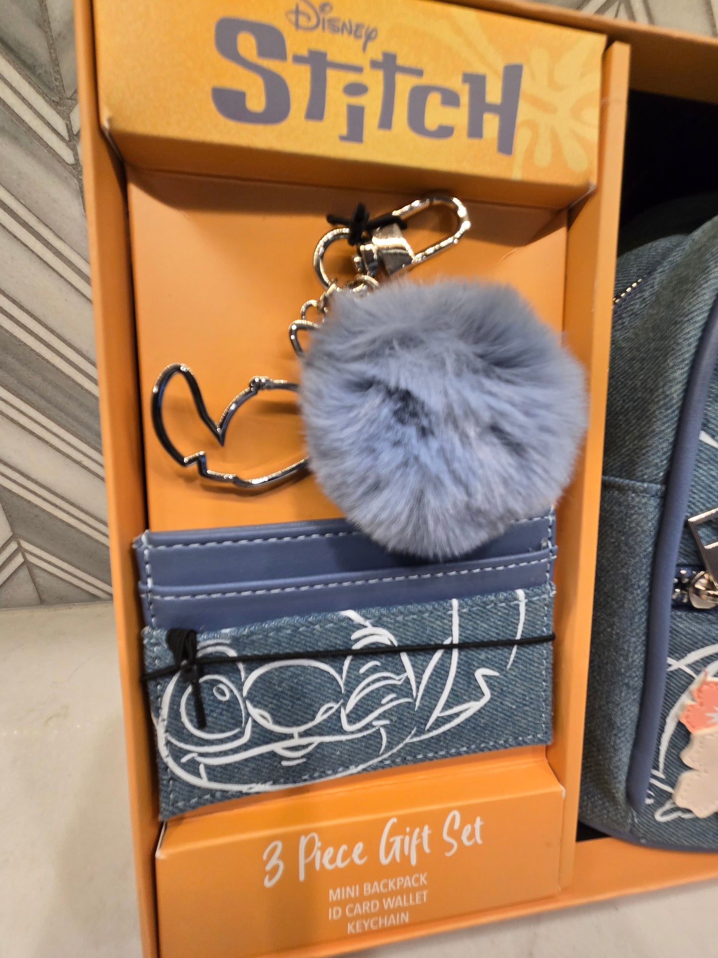 Disney Stitch 3 Piece Gift Set - Denim