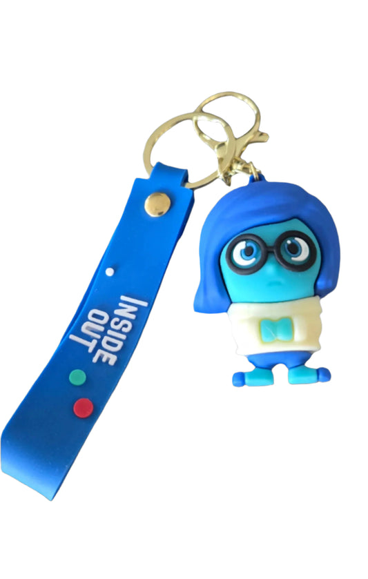Disney Inside Out Keychain Bag Clip - Sadness