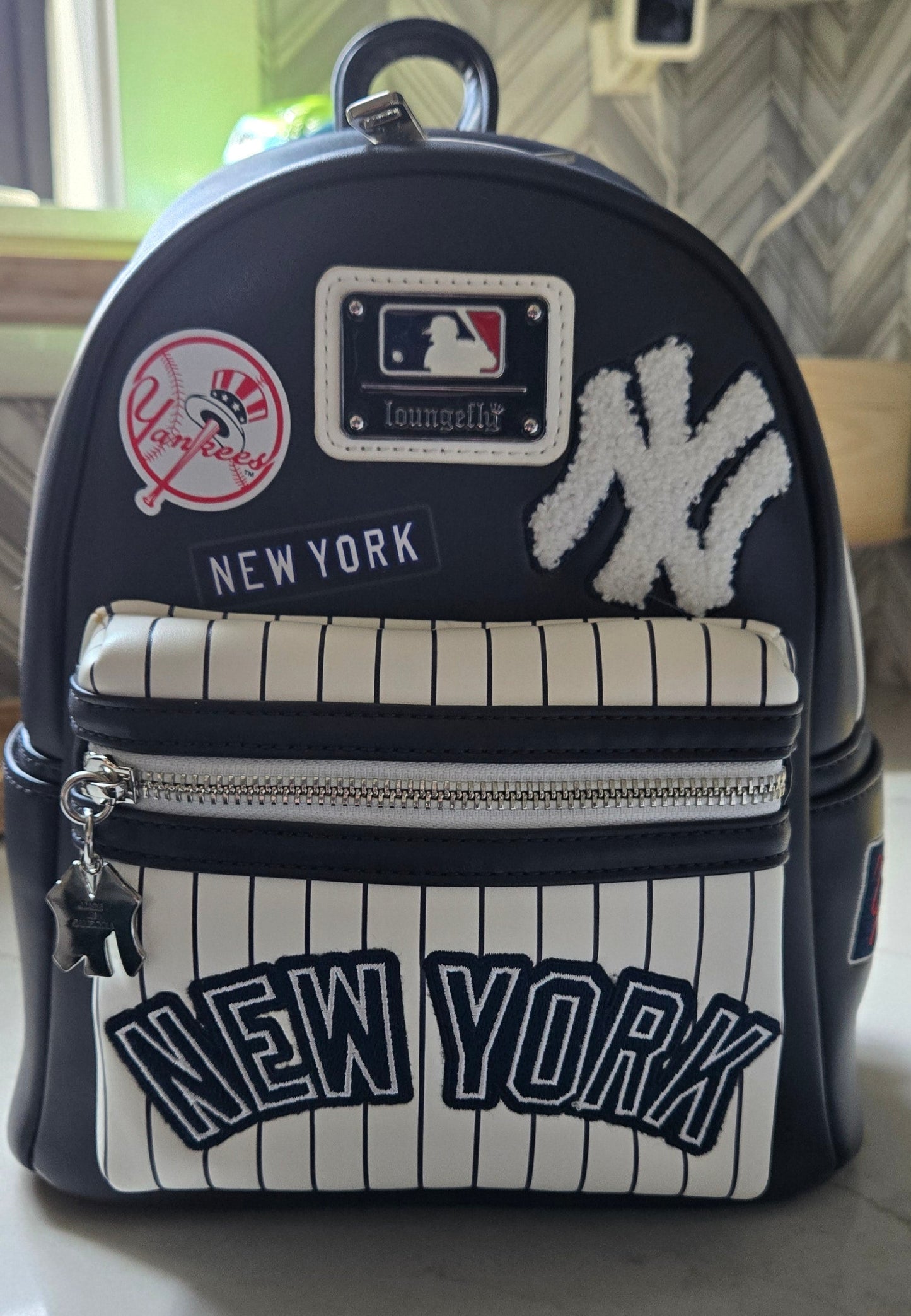 MLB New York Yankees Pinstripes Mini Backpack