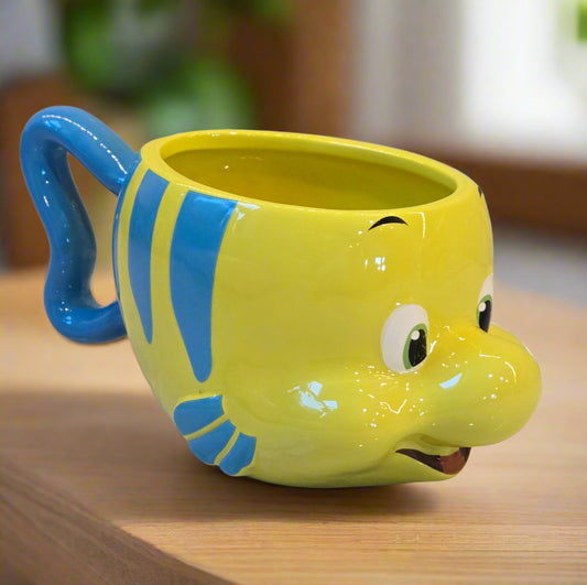 The Little Mermaid Ceramic Mug - Flounder