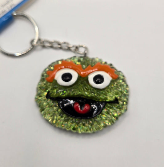 Sesame Street Oscar the Grouch Keychain