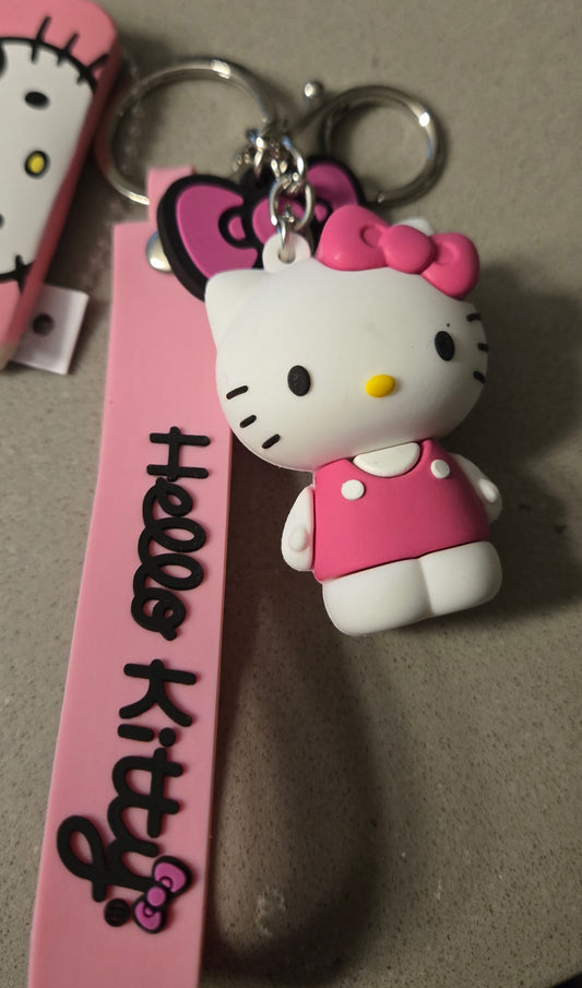 Sanrio Hello Kitty Keychain Bag Clip - Pink