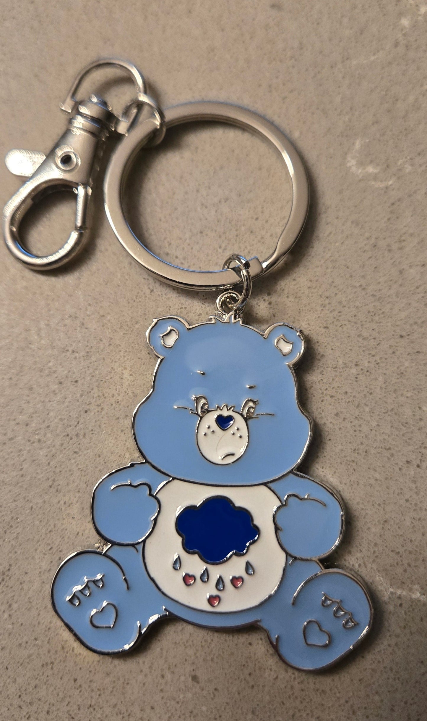 Care Bear Keychain Bag Clip - Grumpy Bear
