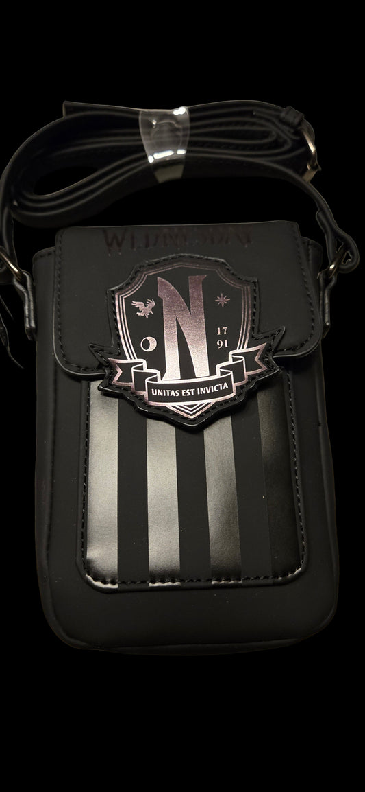 Wednesday Addams Nevermore Crossbody Bag