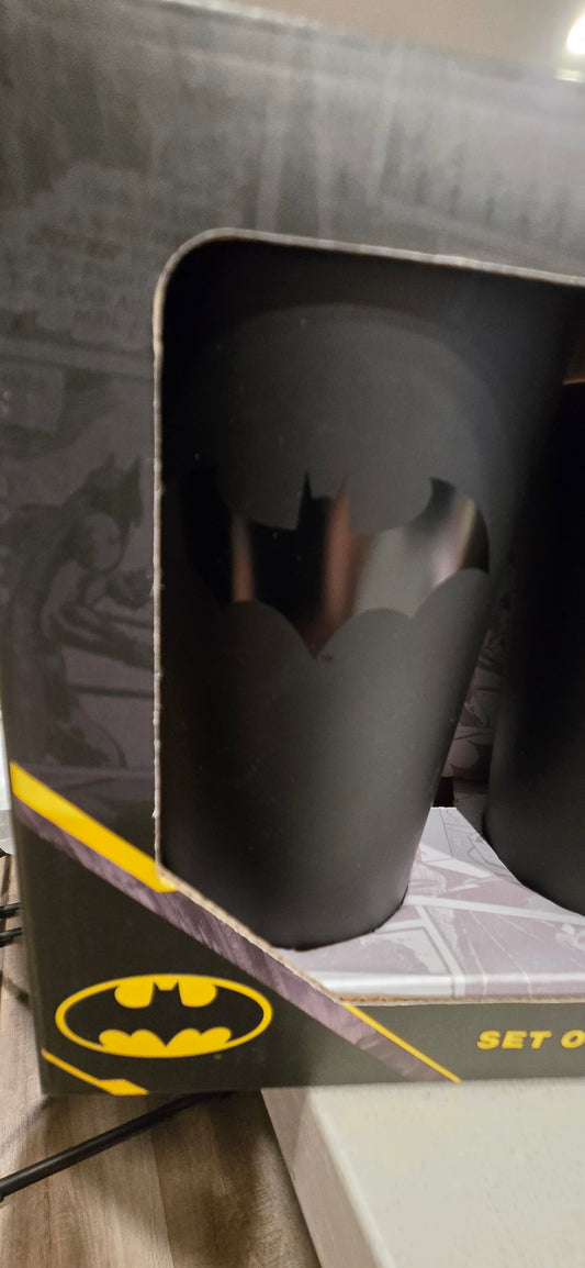 DC Comics Batman Set of Two Pint Glasses