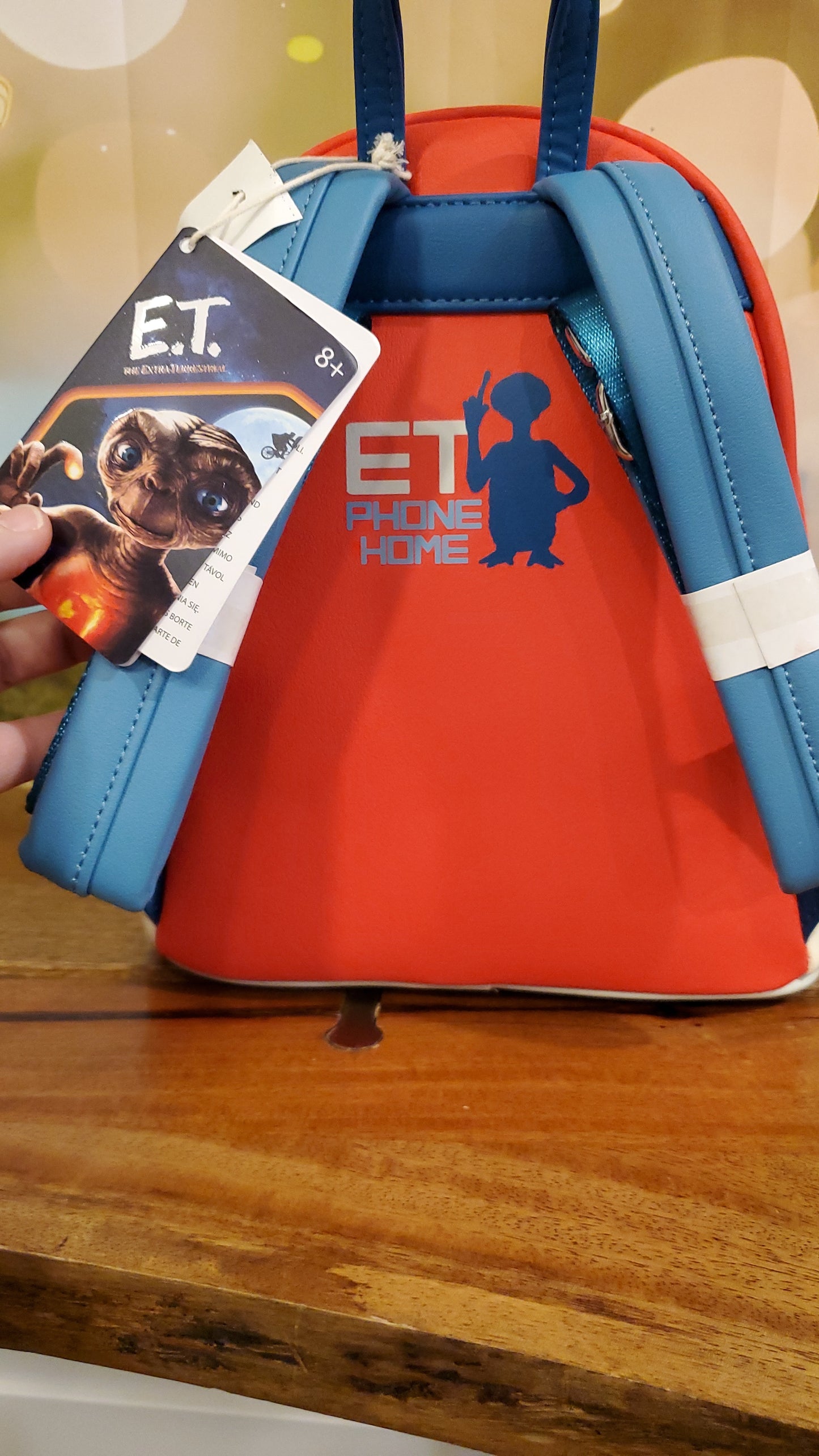 Disney Parks Universal Studios Exclusive ET Bicycle Basket Mini Backpack