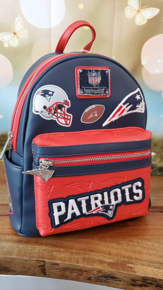 NFL New England Patriots Football Mini Backpack