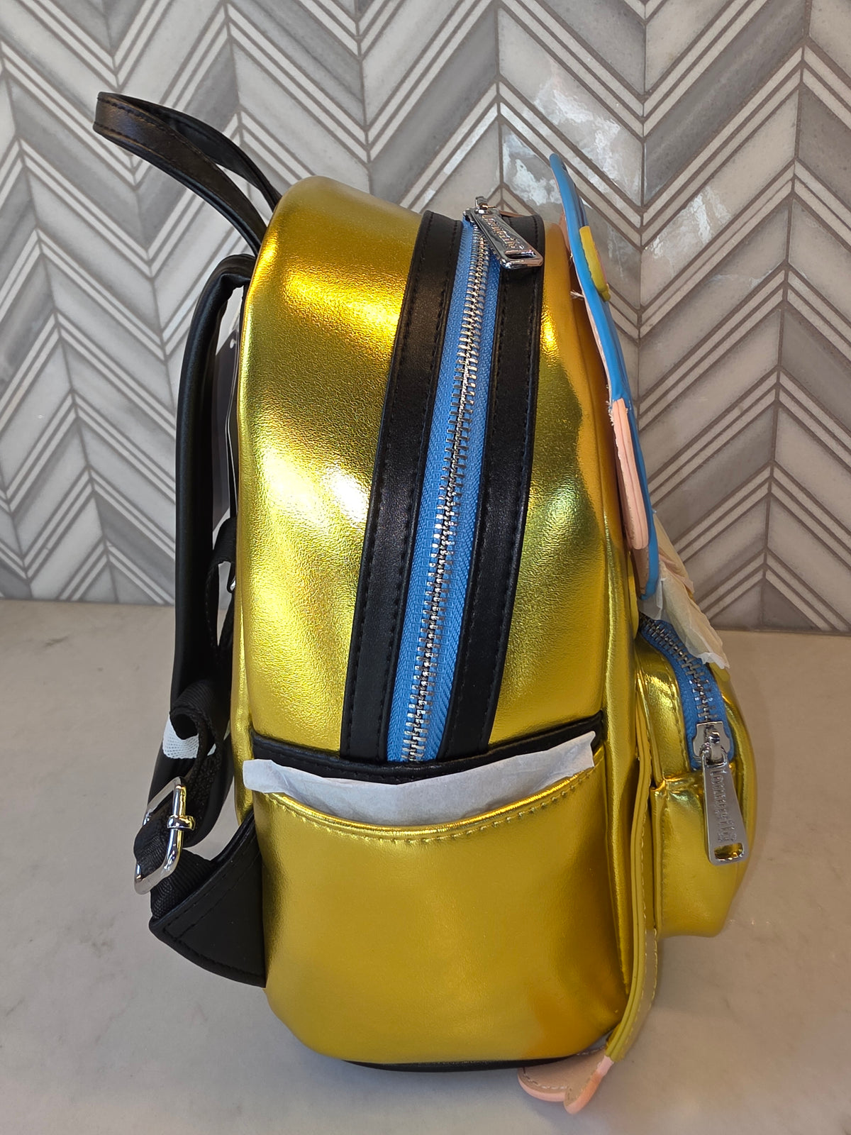 BP: Loungefly Laike Coraline Yellow Jacket Doll Mini Backpack