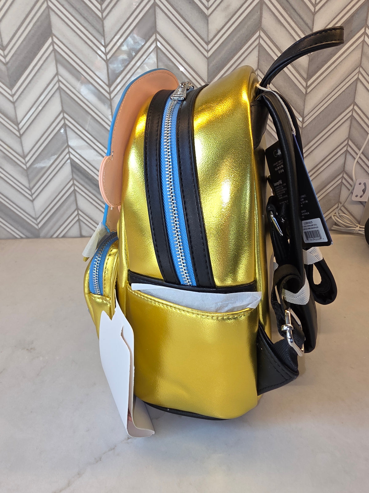 BP: Loungefly Laike Coraline Yellow Jacket Doll Mini Backpack