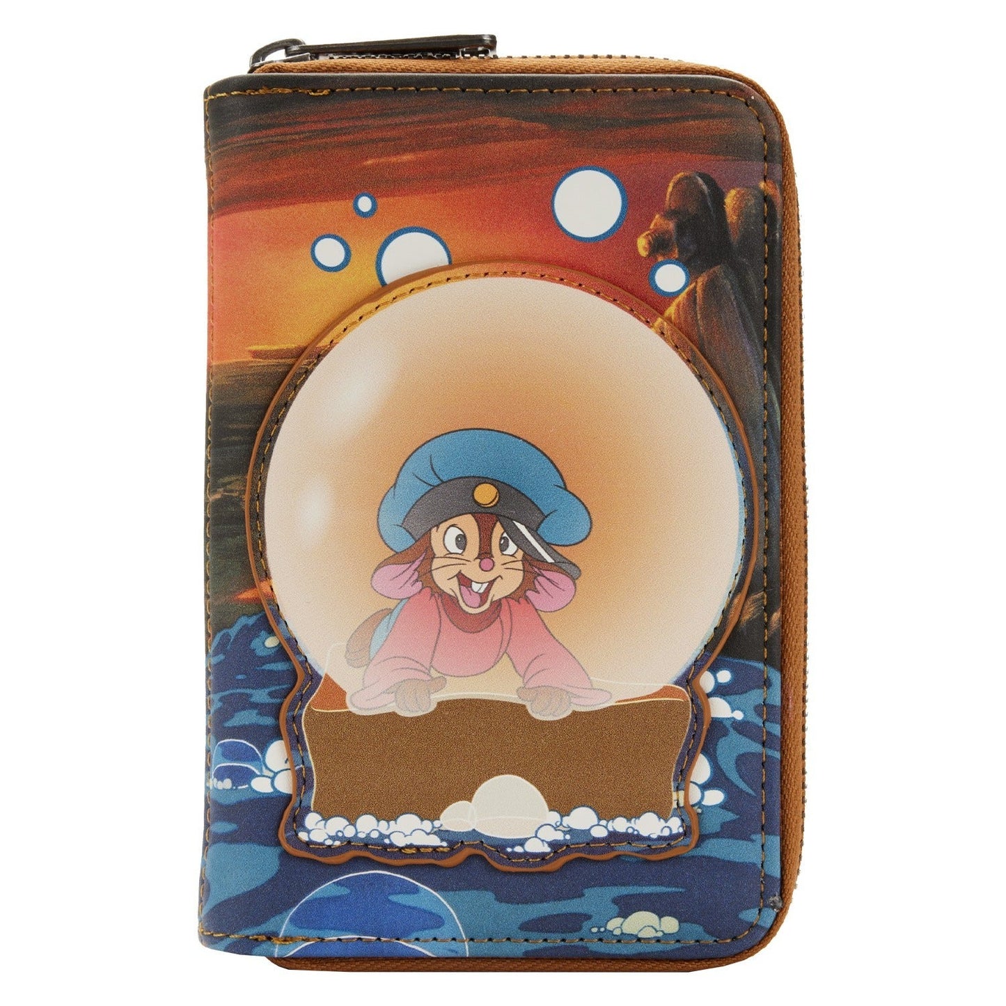 An American Tail Fievel Bubbles Zip Around Wallet