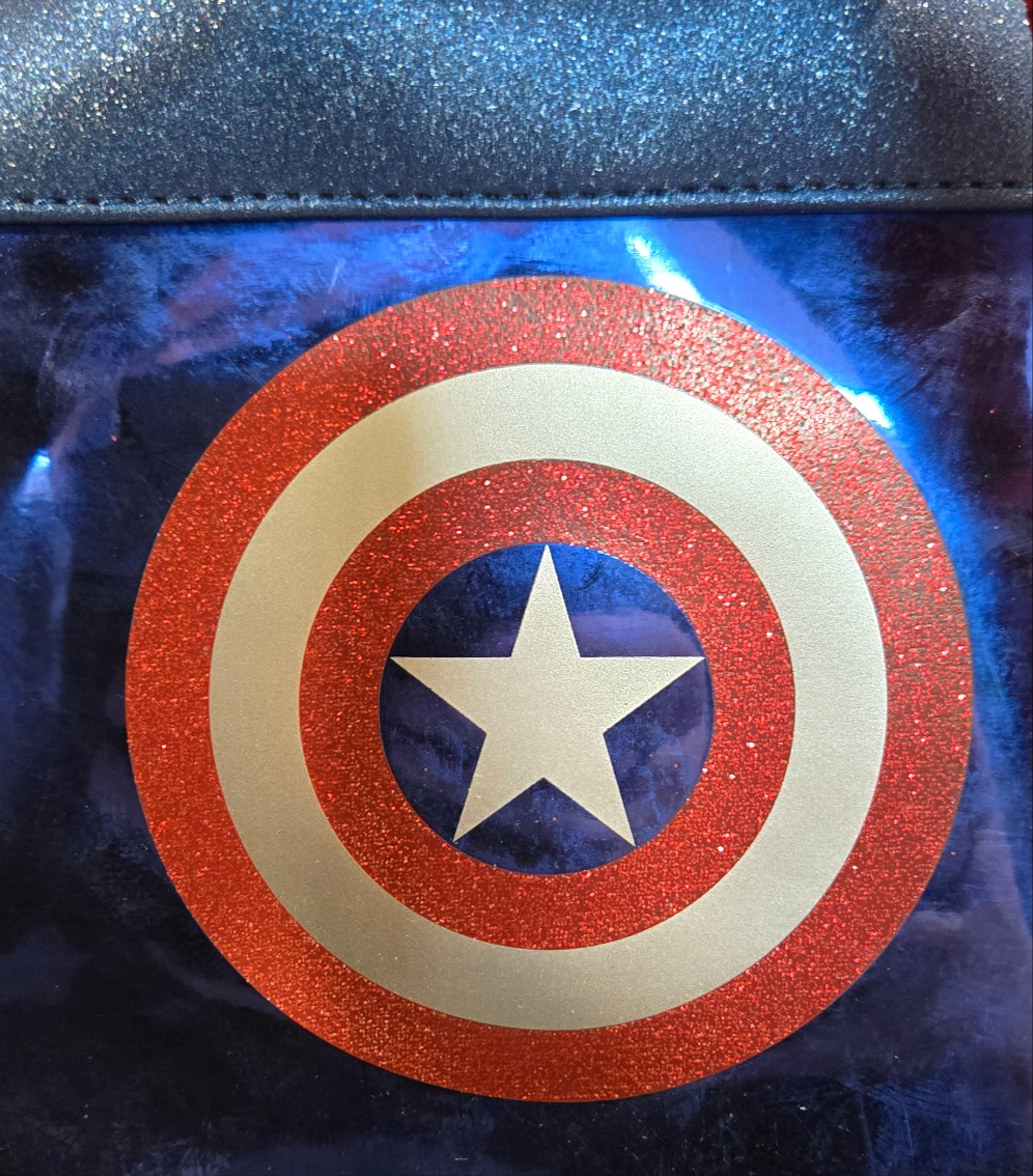 Marvel Captain America Shiny Mini Backpack