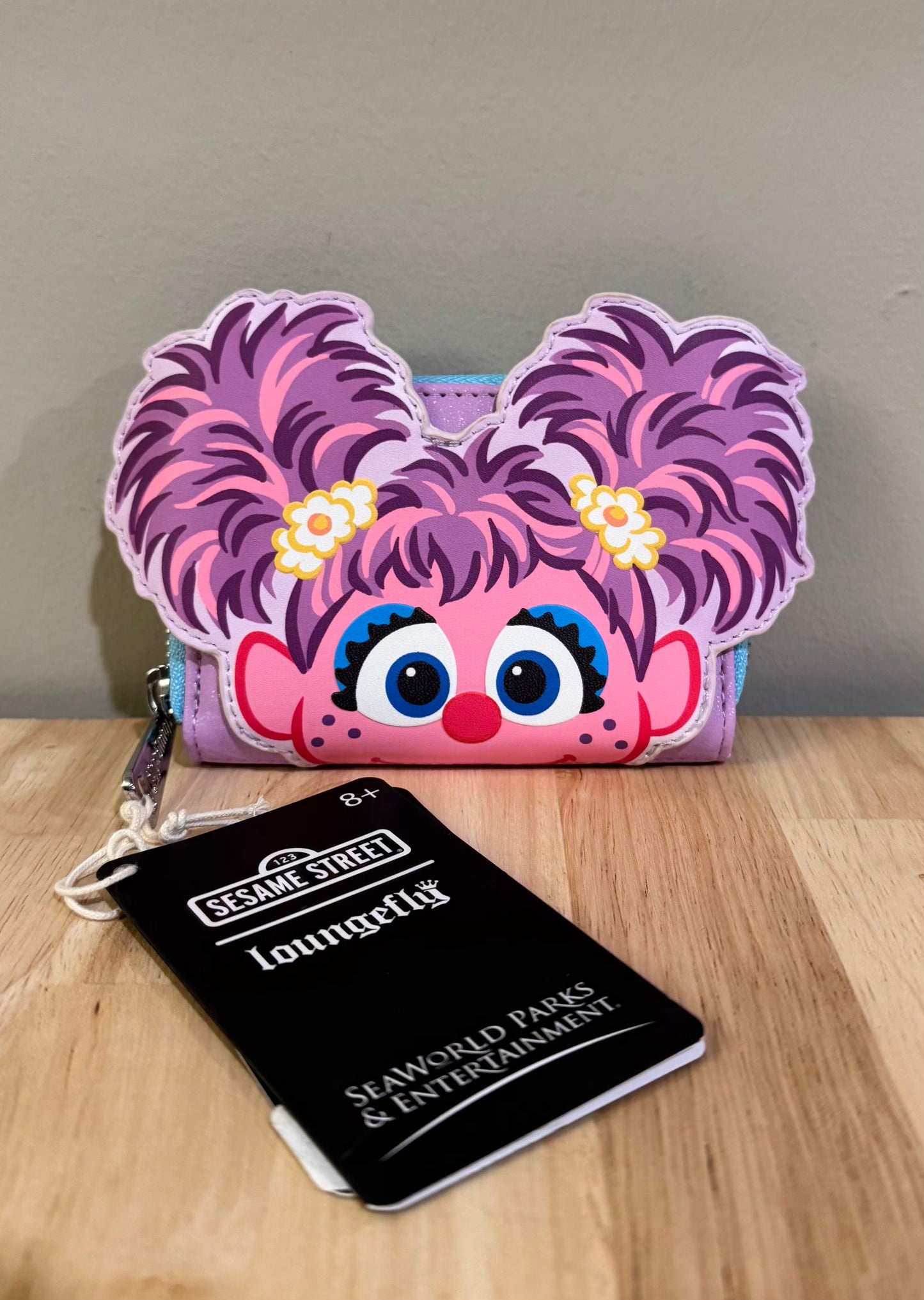WALLET: Seaworld Exclusive Sesame Street Abbey Zip Around Wallet