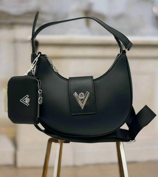 Valentino Orlandi Crescent Shaped Luxury Designer Shoulder Bag