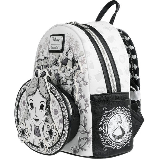 Disney Alice in Wonderland Sketch Tonal AOP Mini Backpack