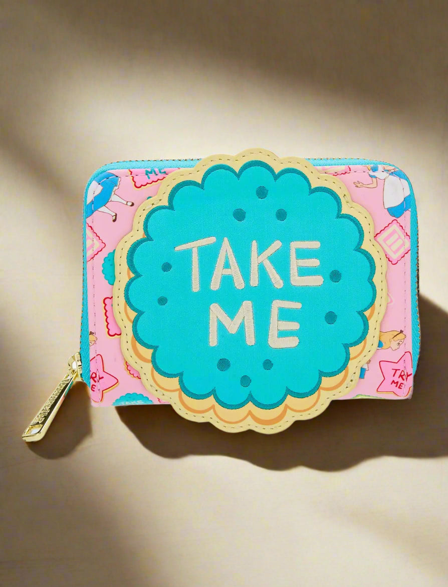 Disney Alice with Cookie Zip Around Wallet - Scented