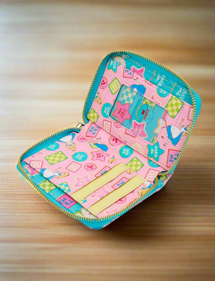 Disney Alice with Cookie Zip Around Wallet - Scented