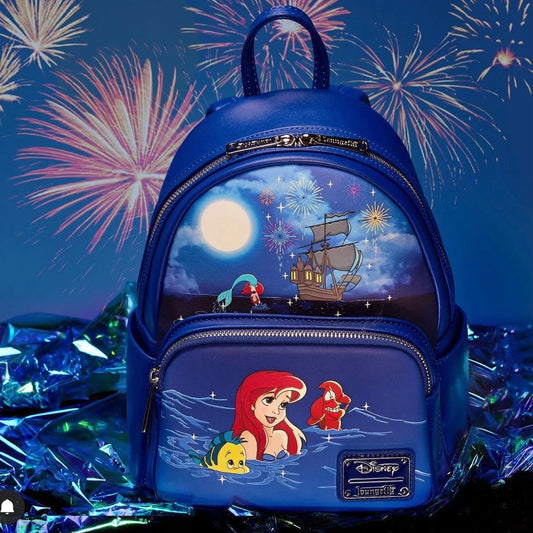 Disney The Little Mermaid Ariel Fireworks Mini Backpack