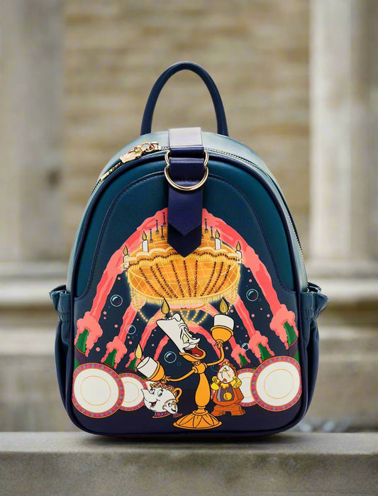 Beauty and the Beast Be Our Guest Disney Dining Mini Backpack