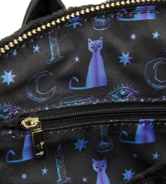 Disney Hocus Pocus Binx Holding Candle Crossbody - Plush