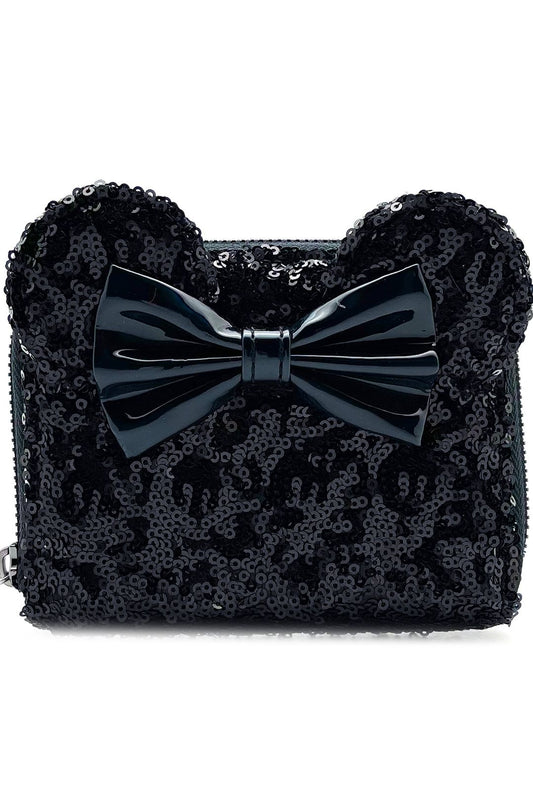 LASR Disney Minnie Mouse Sequin Holographic Celestial Wallet