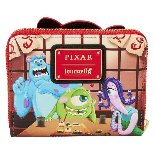 Disney Pixar Monsters Inc Boo Takeout Zip Around Wallet