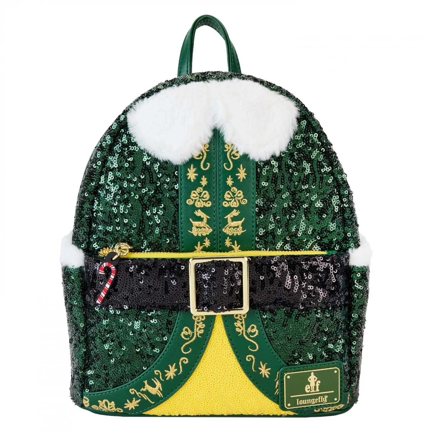 Elf Buddy Sequin Cosplay Mini Backpack