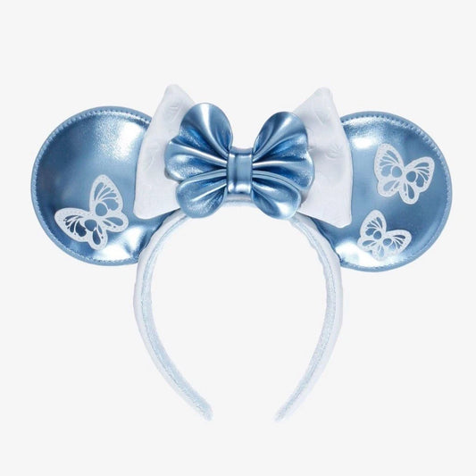 Disney Blue Butterfly Minnie Ears Headband