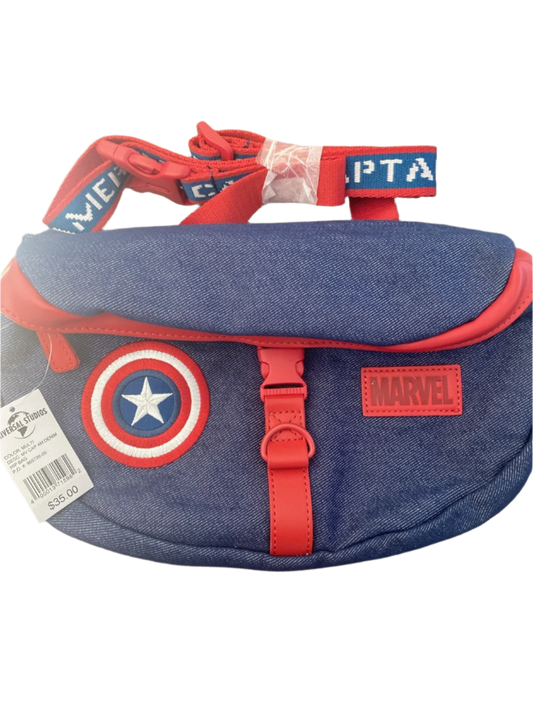 Universal Studios Marvel Captain America Fanny Pack - Denim