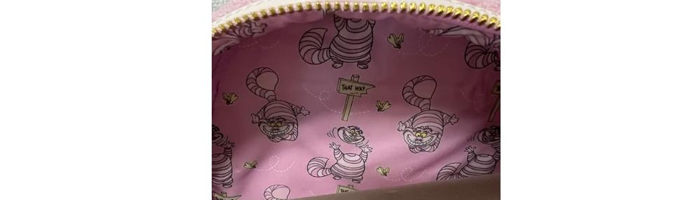 Disney Parks Exclusive Plush Cheshire Cat Mini Backpack