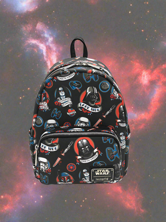 Star Wars Lucas Film SW Dark Side Tattoo Mini Backpack
