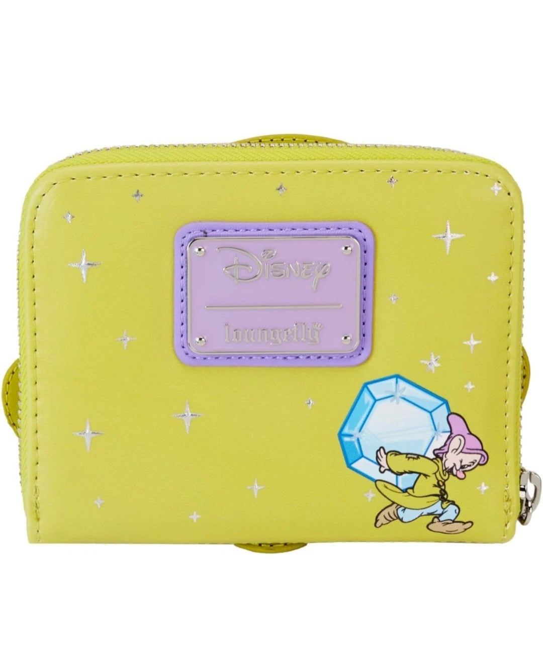 Disney Snow White and the Seven Dwarfs Dopey with Gems Collection Zip Around Wallet