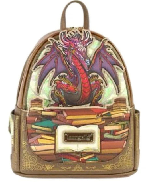 Dragon Stained Glass Mini Backpack