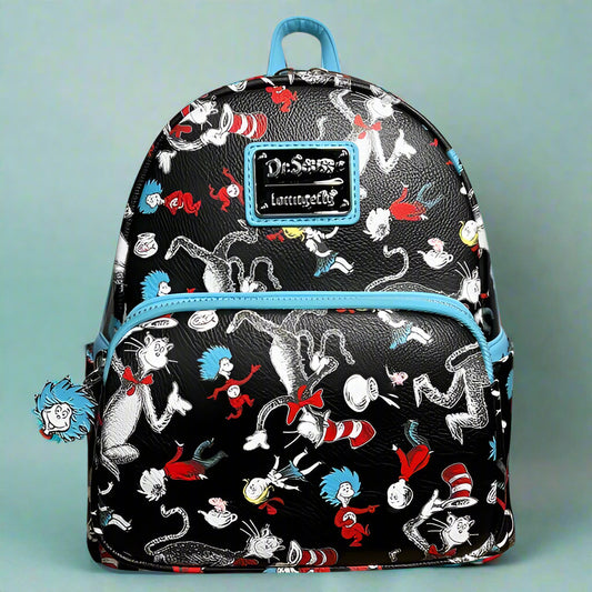 Dr Seuss Cat in the Hat AOP Mini Backpack