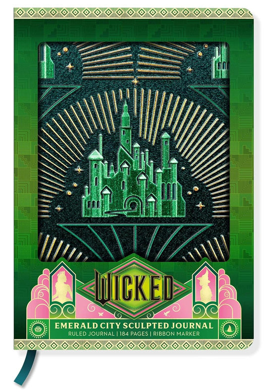 Wicked Emerald City Sculpted Journal