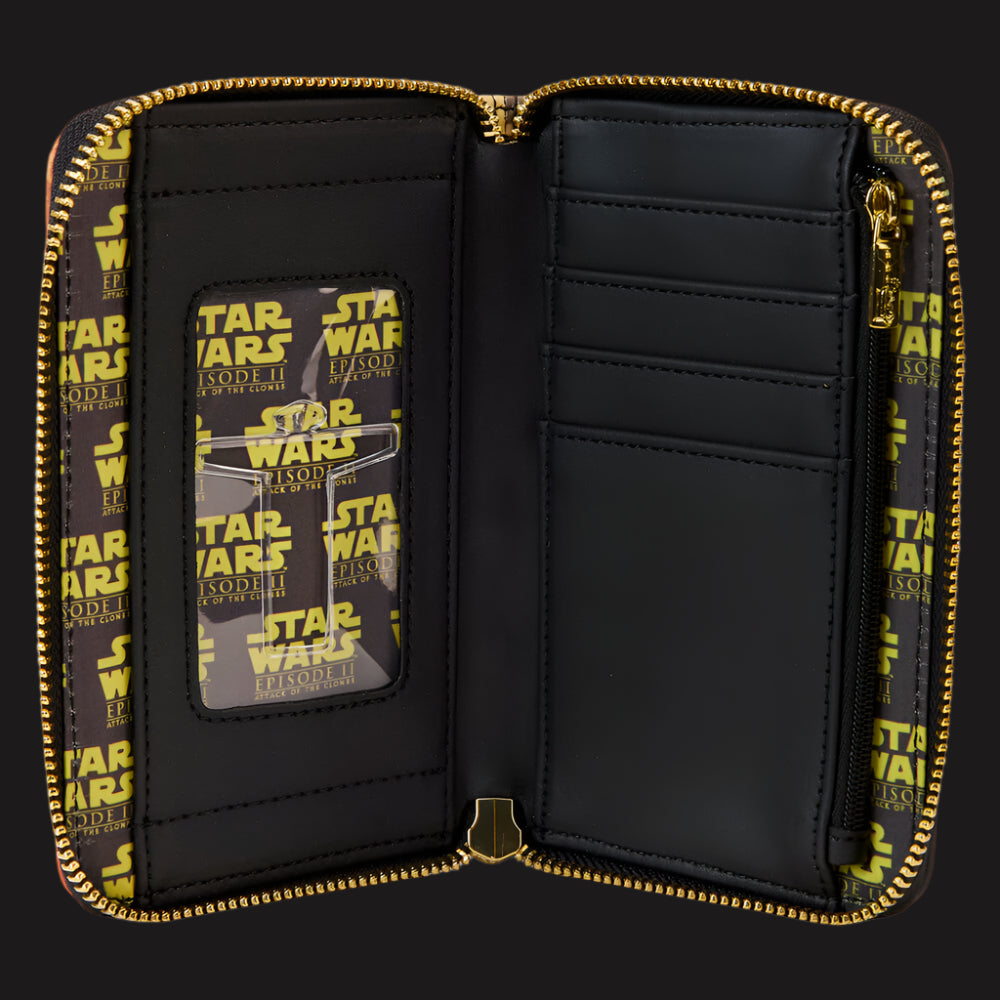 Star Wars Episode 2 Attack of the Clones Scene Zip Around Wallet