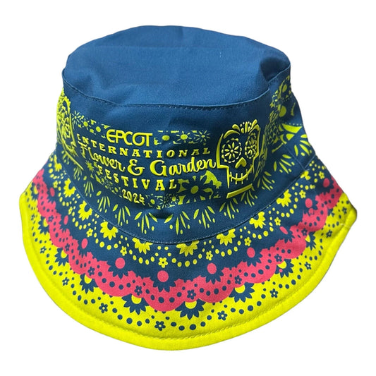 Disney Parks Reversible Epcot International Flower & Garden Festival 2024 Bucket Hat