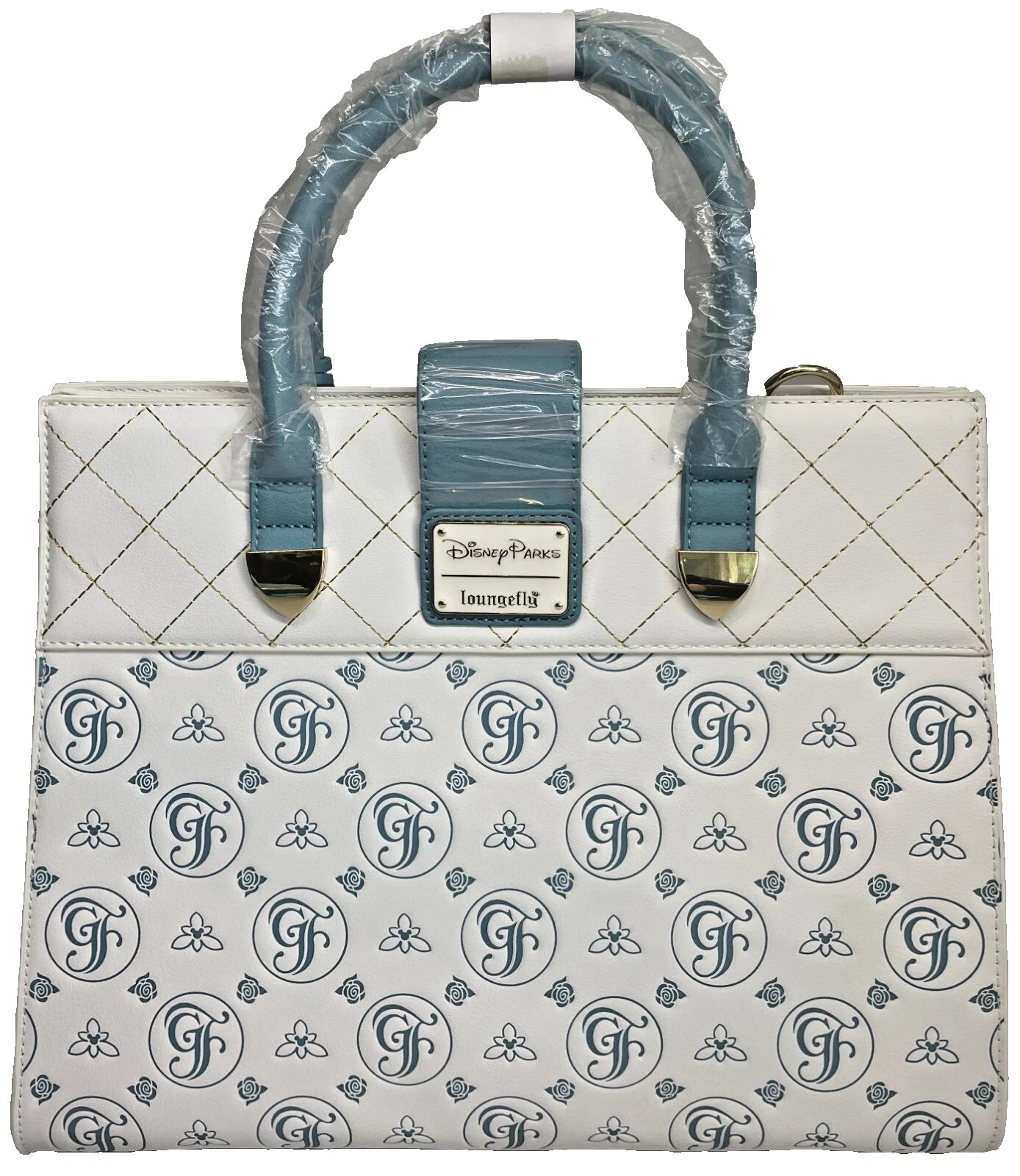 Disney Parks Exclusive Grand Floridian Resort Satchel Purse Handbag with Crossbody Strap