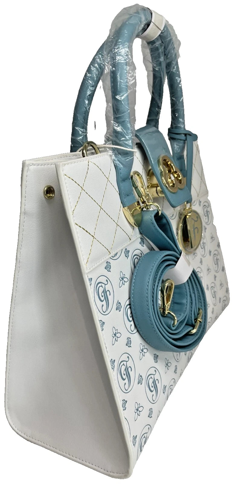 Disney Parks Exclusive Grand Floridian Resort Satchel Purse Handbag with Crossbody Strap