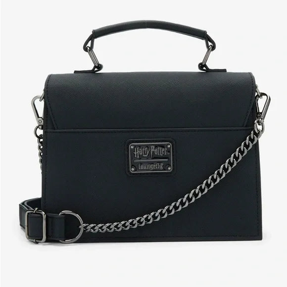 Harry Potter Deathly Hallows Elder Wand Small Black Crossbody Handbag