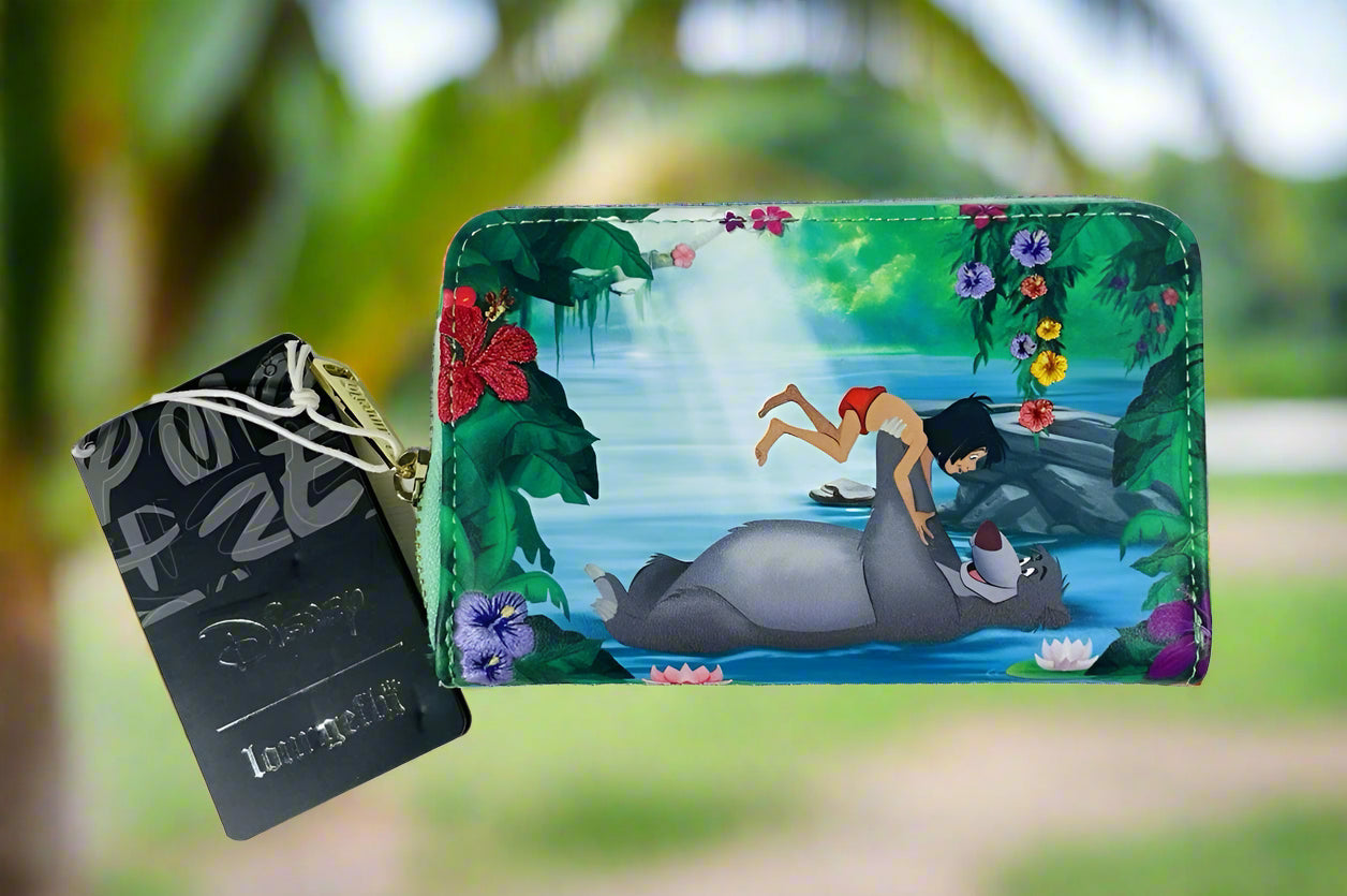 Disney Jungle Book Bare Necessities Zip Around Wallet