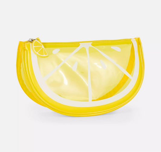 Transparent Fruit Slice Makeup Bag