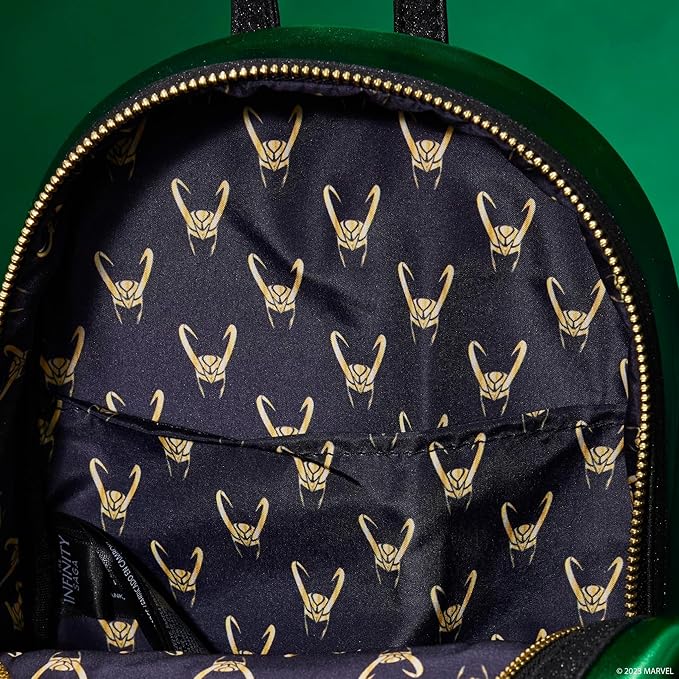 Marvel Metallic Loki Cosplay Mini Backpack