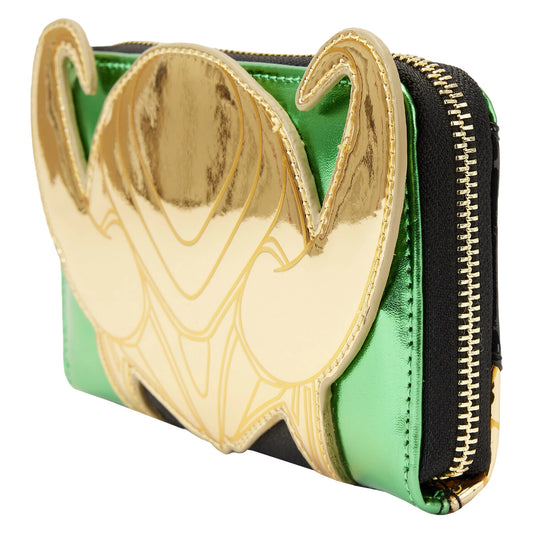 Marvel Shine Loki Zip Around Wallet