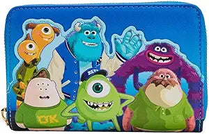 Disney Pixar Monsters University Scare Games Zip Around Wallet
