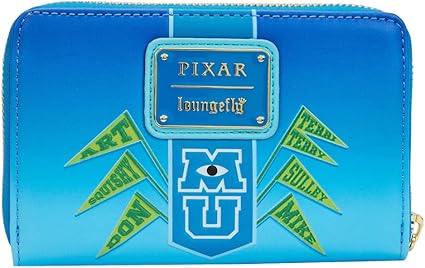Disney Pixar Monsters University Scare Games Zip Around Wallet