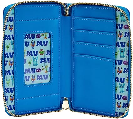 Disney Pixar Monsters University Scare Games Zip Around Wallet