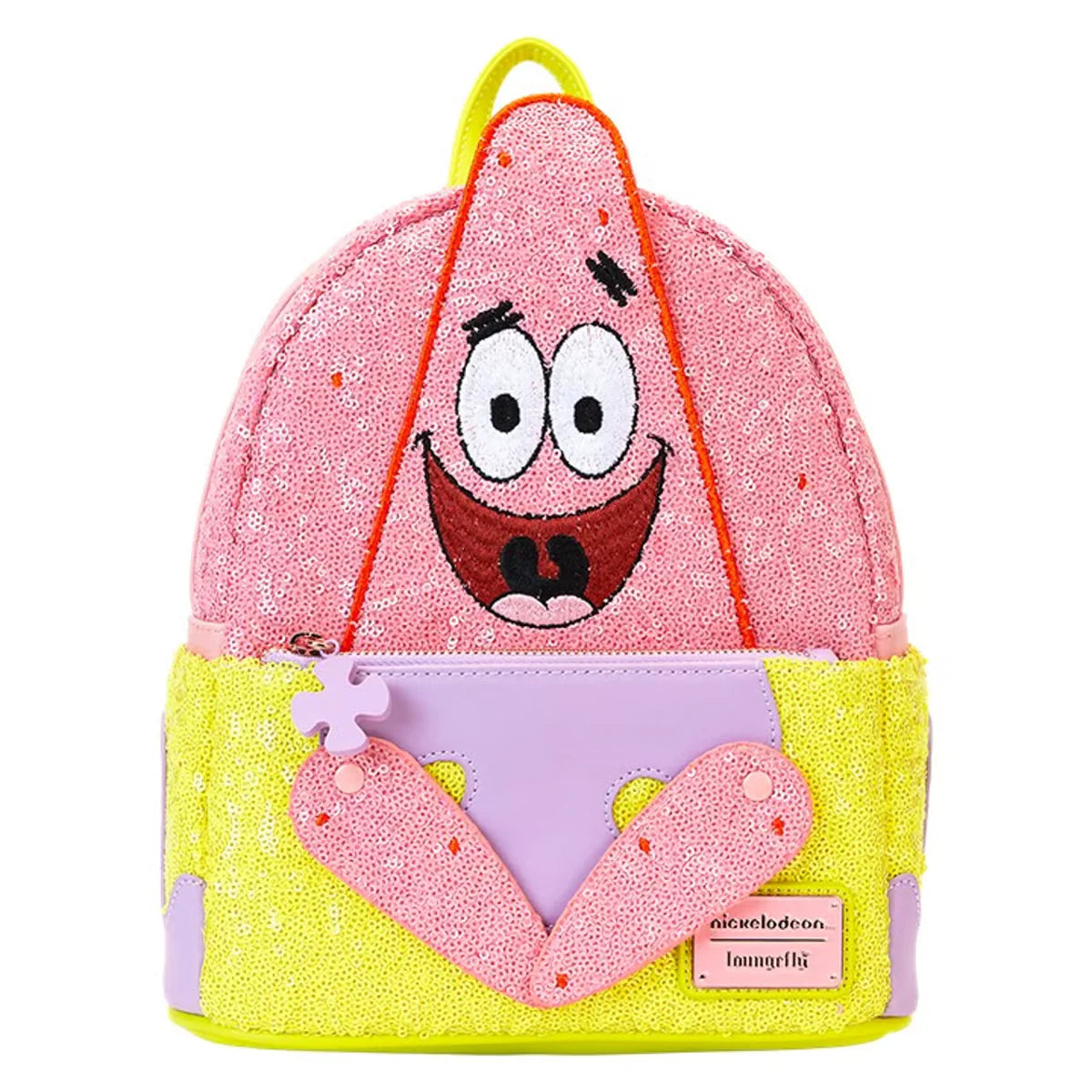 Nickelodeon SpongeBob SquarePants Patrick Star Sequin Cosplay Mini Backpack
