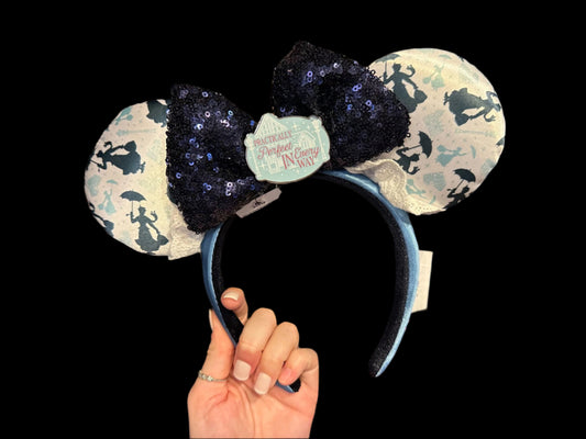 Disney United Kingdom Epcot Mary Poppins Ears Headband